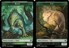 Beast (0025) // Cat (0026) Double-Sided Token